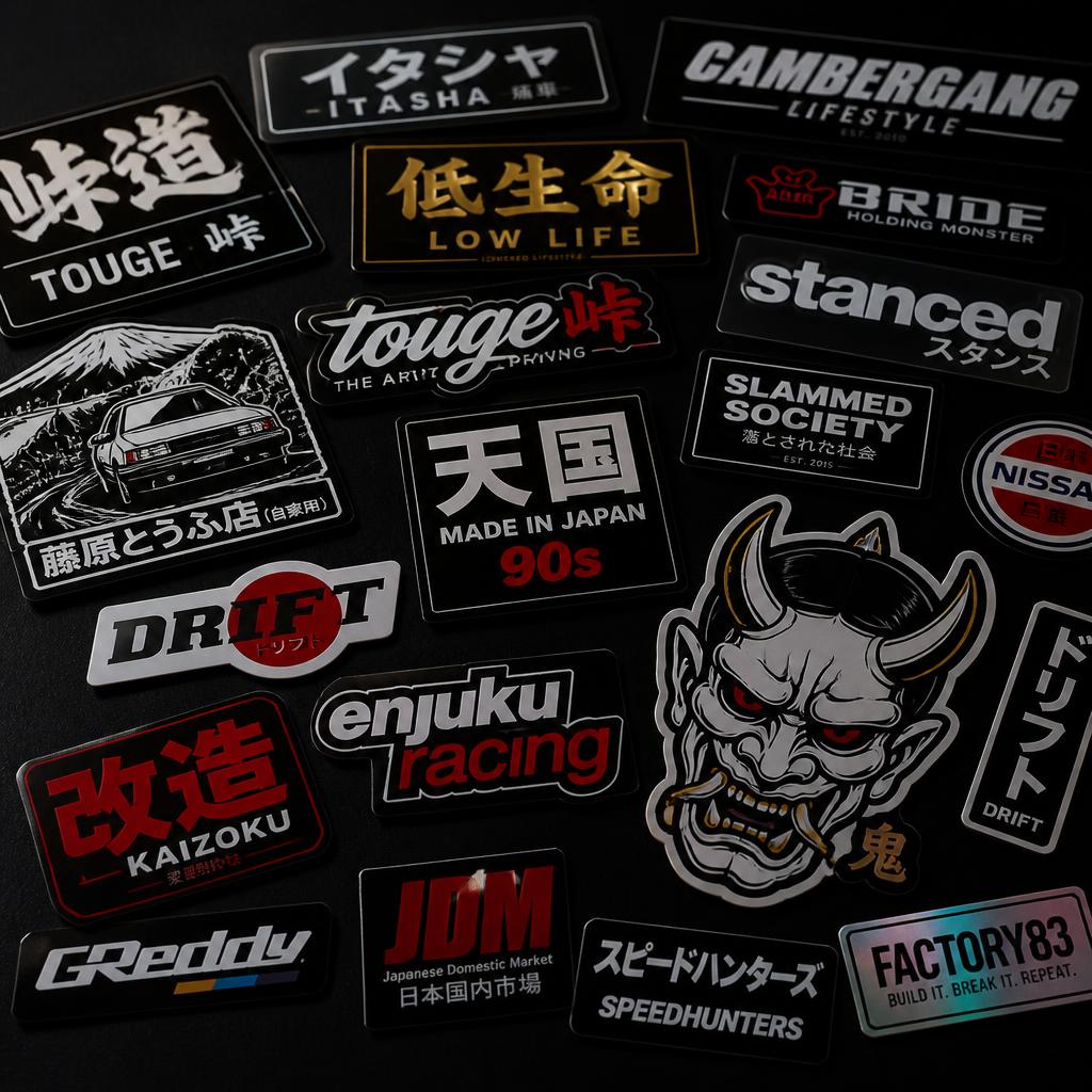JDM & Stance Sticker Pack
